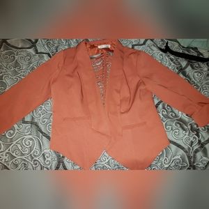 3/4 sleeve blazer